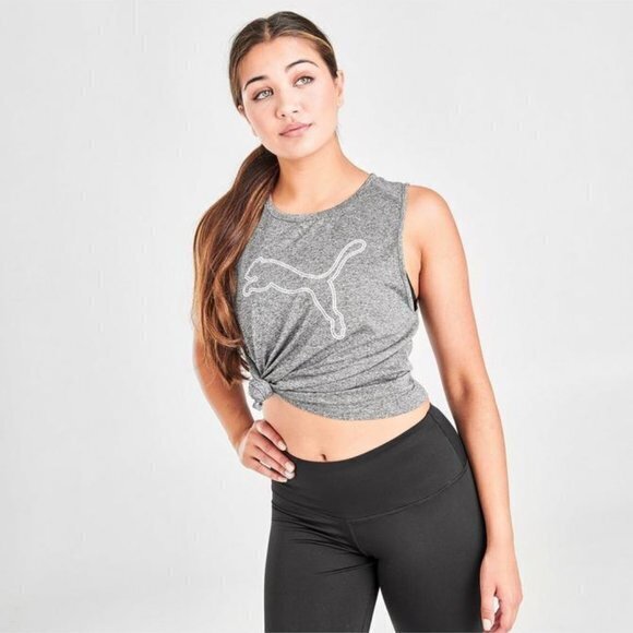 NEW Puma Escape Tank Top Athletic Light‎ Gray - Picture 1 of 2